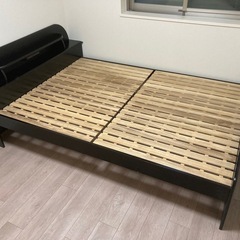 ダブルベッド(すのこ)の画像