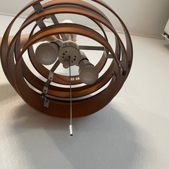 LEDシーリングライト 木製の画像