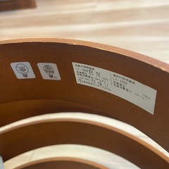 LEDシーリングライト 木製の画像