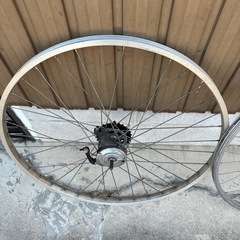 自転車のホイール　2個の画像