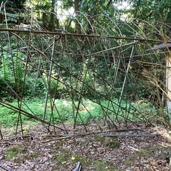 　パイプハウス骨組みの画像