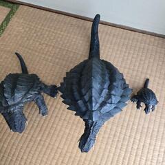 ガメラ　フィギュア3点まとめ売りの画像