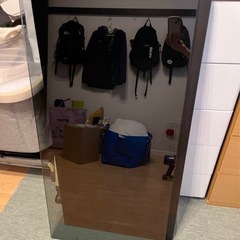 ニトリ　ガラステーブルの画像