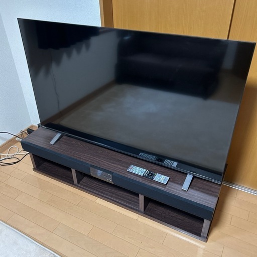 東芝TOSHIBAレグザREGZA　55C350X オーディオラック付き