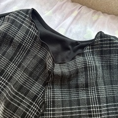 未使用チェックロングカットソー❣️の画像