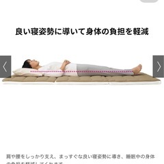 三つ折り敷布団の画像