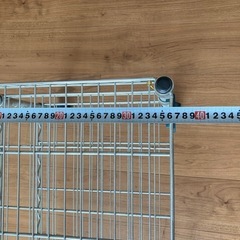 アルミラック　ワイヤーシェルフの画像
