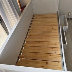 🉐IKEA/ベッド/シングルからダブルにも変わりますの画像