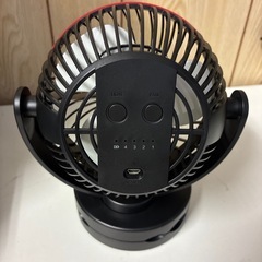 卓上&クリップ扇風機　充電式の画像