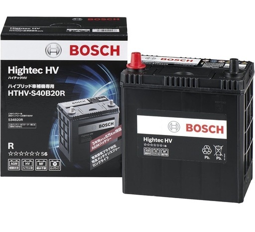 ハイブリッド車用補機バッテリー新品　BOSCH
