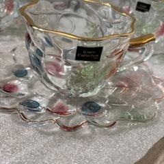 Grace Collection 葡萄柄　ガラス　5セット　の画像
