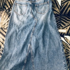 ROXY デニムロングスカート　Mサイズの画像