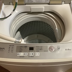【只今お話中】AQUA洗濯機　5.0kg  2020製造の画像
