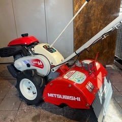 耕運爪新品‼️実働中古/整備済農機具【三菱　耕運機/管理機　mmr66】正転/逆転耕運。引き取り希望🙇‍♂️の画像