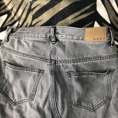 ROXY デニムロングスカート　Mサイズ　ブラックの画像