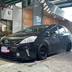 プリウスα 車検付き 交換可能の画像