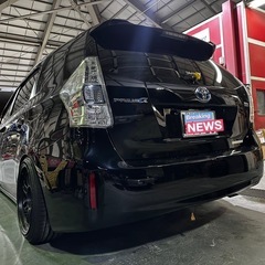 プリウスα 車検付き 交換可能の画像