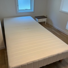 セミシングルベッド　マットレス付きの画像