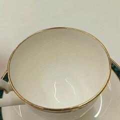0830-026 ※使用感あり　Noritake ボーンチャイナ ティーカップ・ソーサーの画像