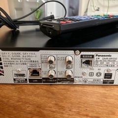 ブルーレイレコーダー パナ DMR-BR550 2009年製の画像