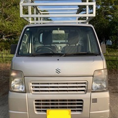 軽トラ　AT　フレーム　セット売　スズキ　キャリイ　車検たっぷり令和9年6月　キッチンカー　軽キャン　キャンピングカー　　シェル　トラキャン　キャンピングシェル　小屋　物置　仮設住宅　被災地の画像