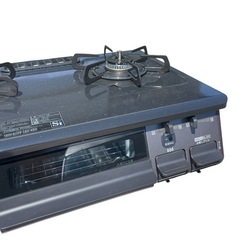 パロマ ガステーブル PA-S46B-R プロパンガス(LPG)用 右強火力 水なし片面焼き, 高さ218×幅592×奥行461, チャコールの画像