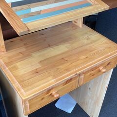 店頭引き渡し 中古 木製ドレッサー 化粧台 メーカー不明の画像