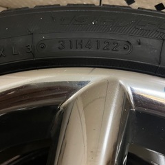 195/55R16冬用タイヤ付きホイールの画像