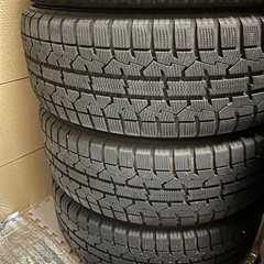 195/55R16冬用タイヤ付きホイールの画像
