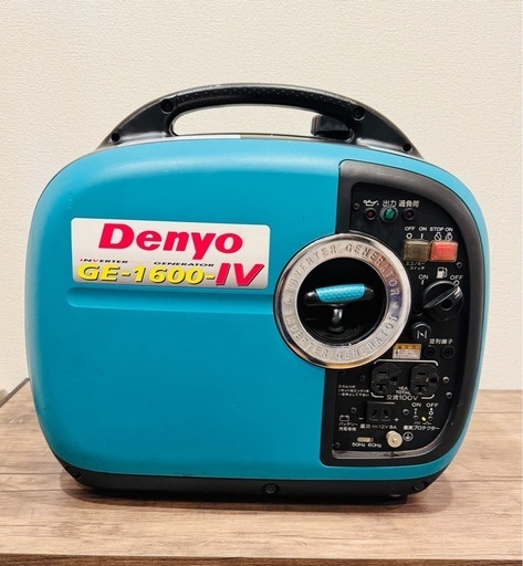 【八王子周辺配送可能】Denyo デンヨー GE-1600SS-IV 発電機