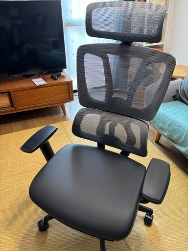 オフィスチェア(OC701 ブレスレザー　グレー) ニトリ