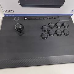 【良品】PlayStation GANBA TITAN アーケードジョイスティック/B1/PS5・PS4対応の画像