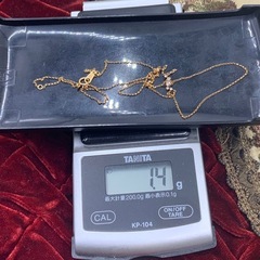 TSUTSUMI K18 ダイヤネックレス　1.4g 約45cm 0.12ctの画像