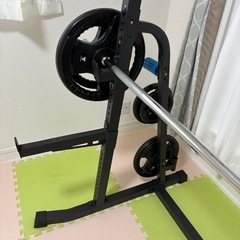 バーベルラック ベンチプレスセット　ダンベル　筋トレ　トレーニングの画像