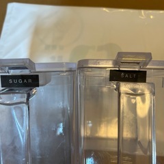 中古:山崎実業 tower タワー　調味料ケース2個の画像