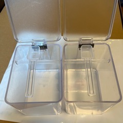 中古:山崎実業 tower タワー　調味料ケース2個の画像