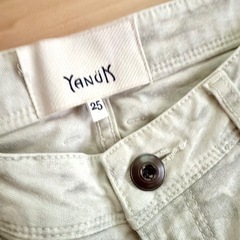 yanuk ヤヌーク デニムパンツ カーゴパンツ スリム スキニー 細めの画像