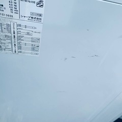 ✅SHARP 電気洗濯機✅ ✅ES-GV80R-P✅の画像