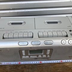 CD付きWカセットデッキ　アイワの画像
