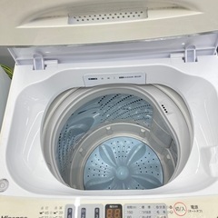 【トレファク高槻店】安心の6ヶ月間保証！取りに来られる方限定！Hisense（ハイセンス）の全自動洗濯機のご紹介です！の画像