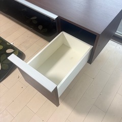 パウモナ　テレビ台　ダークブラウンの画像