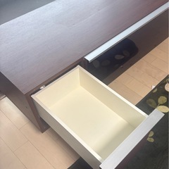 パウモナ　テレビ台　ダークブラウンの画像