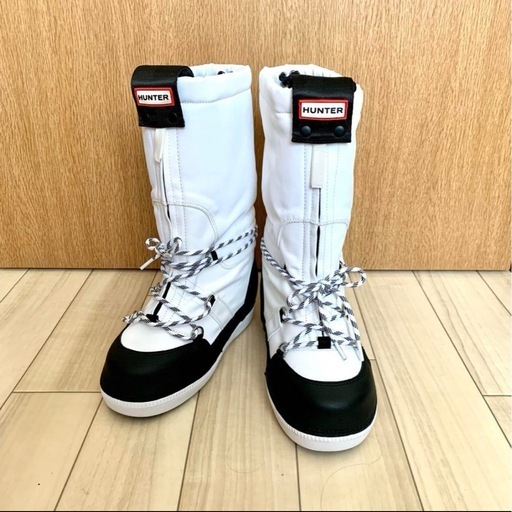 HUNTER スノーブーツ　ロングブーツ ホワイト