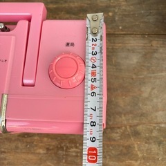 カセットデッキ　ラジオ付き　ピンク　かわいいの画像