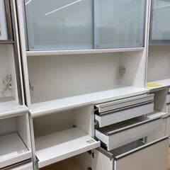 ★ジモティ割引あり★【リユースのサカイ野々市店】システムキッチンボード　※引き出し不備有 142㎝(幅)×41㎝(奥行き)×207㎝(高さ)cm ※クリーニング済みの画像