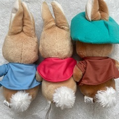 ピーターラビットと仲間たち　ぬいぐるみの画像