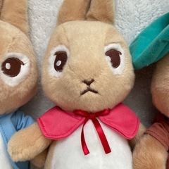 ピーターラビットと仲間たち　ぬいぐるみの画像