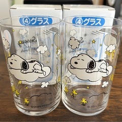 スヌーピー　グラス2個セットの画像