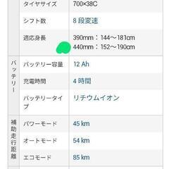 Panasonic電動アシスト自転車ジェッターの画像