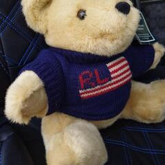 タグ付き90s polo bear ぬいぐるみ ラルフローレン 1996 POLO ポロ ベア RALPH LAUREN 星条旗の画像